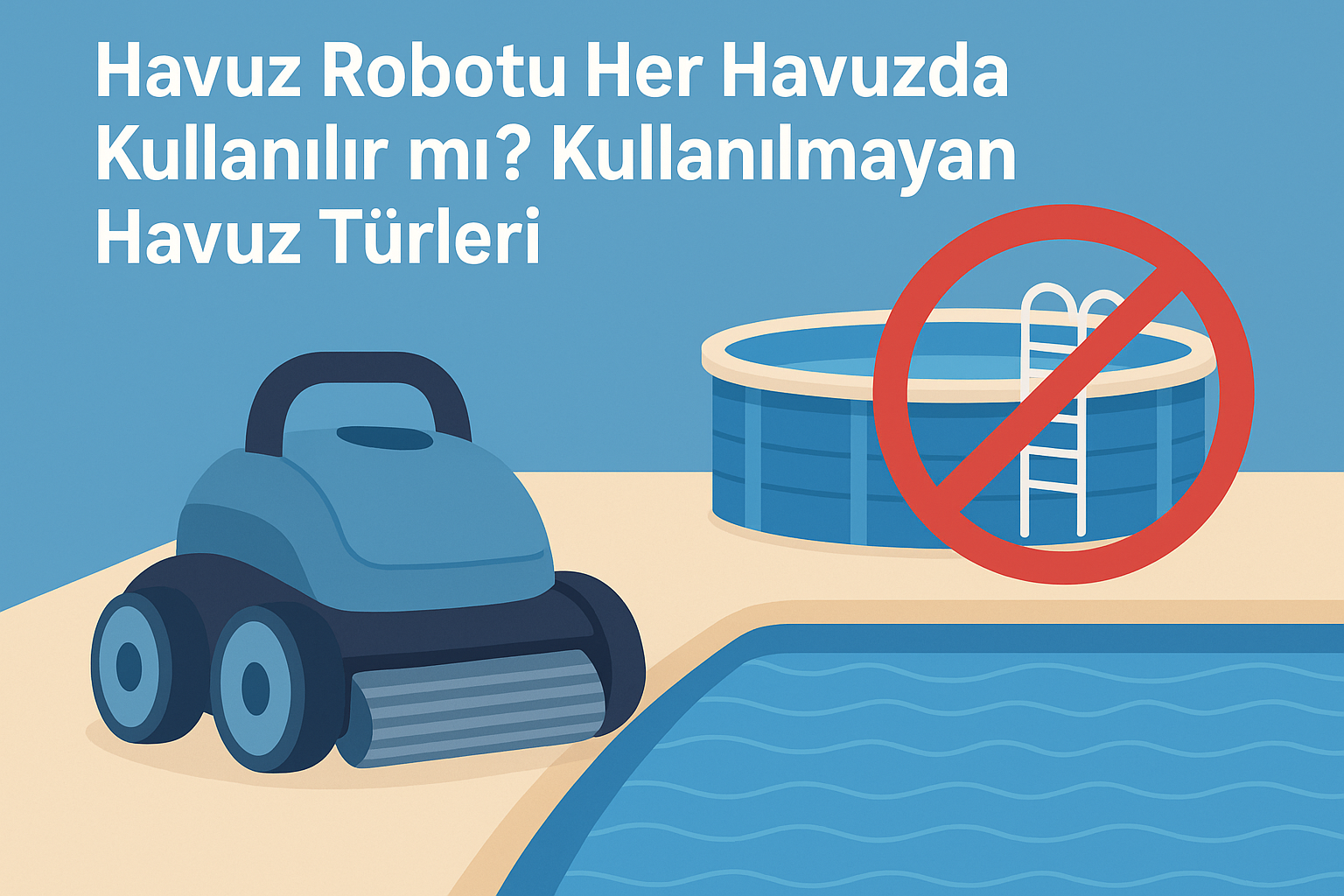 Havuz Robotu Her Havuzda Kullanılır mı? Kullanılmayan Havuz Türleri
