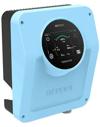 Mavi renkli BS Pool Tuz Klor Jeneratörü dokunmatik ekranlı su arıtma cihazı