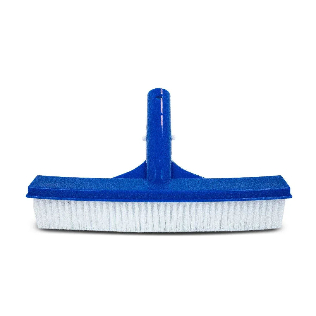 Mavi saplı beyaz kıllı su havuzu taban fırçası, 26 cm genişliğinde temizlik aracı