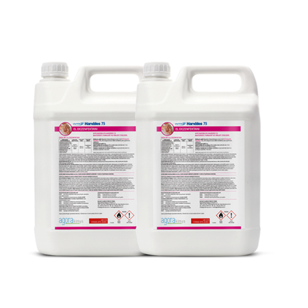 WTR Handdes 75 Alkol Bazlı Sıvı El Dezenfektanı 5L - 2'li Paket