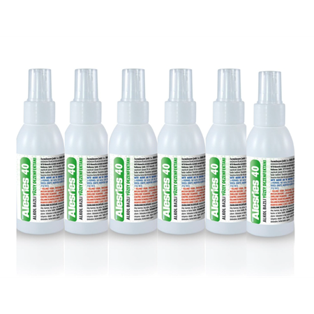 WTR Alesdes 40 Alkol Bazlı Yüzey Dezenfektanı 100 ml - 6'li Paket