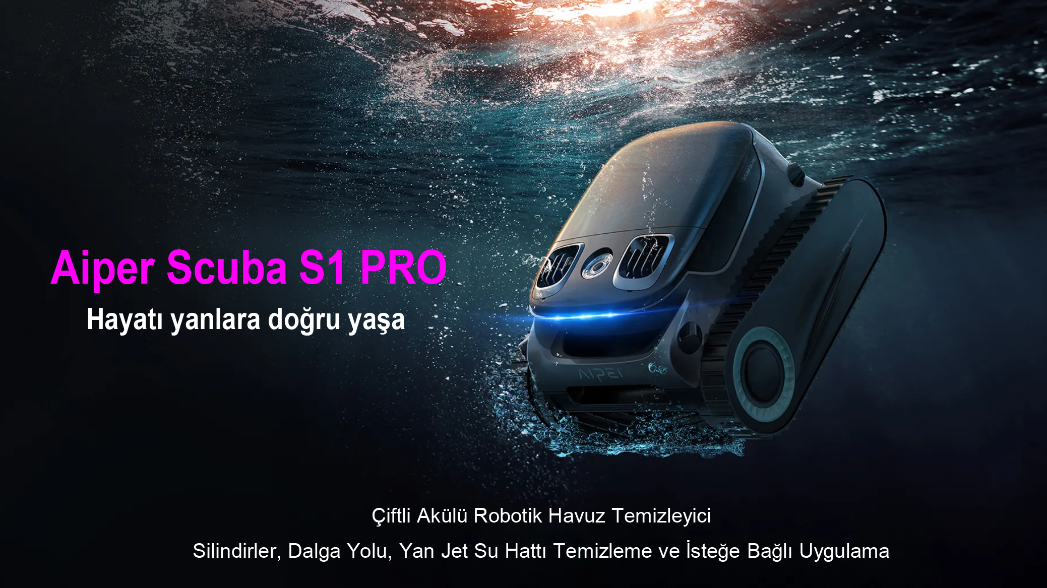 Aiper Scuba S1 Pro Havuz Temizleme Robotu