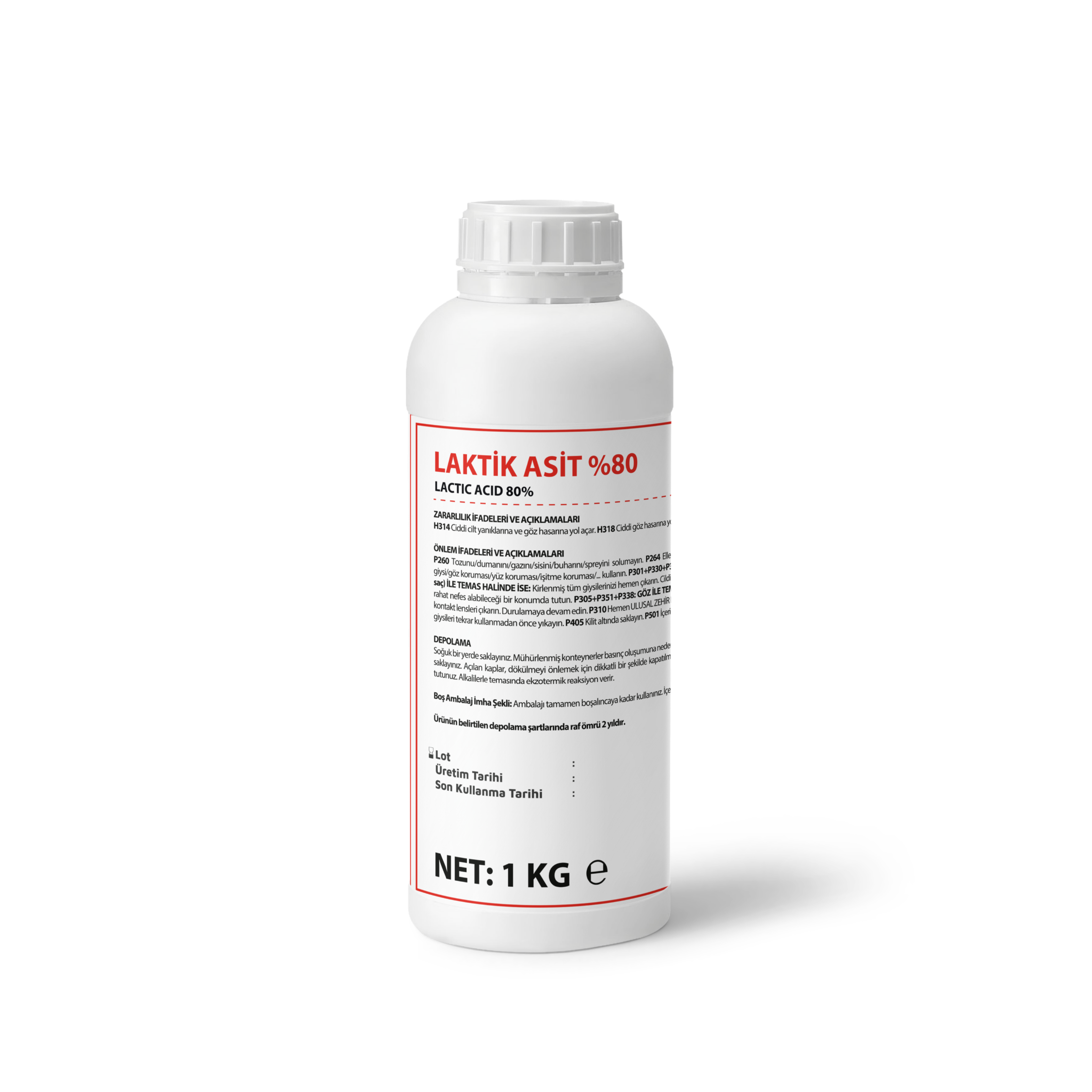 Laktik Asit %80 - 1 Kg