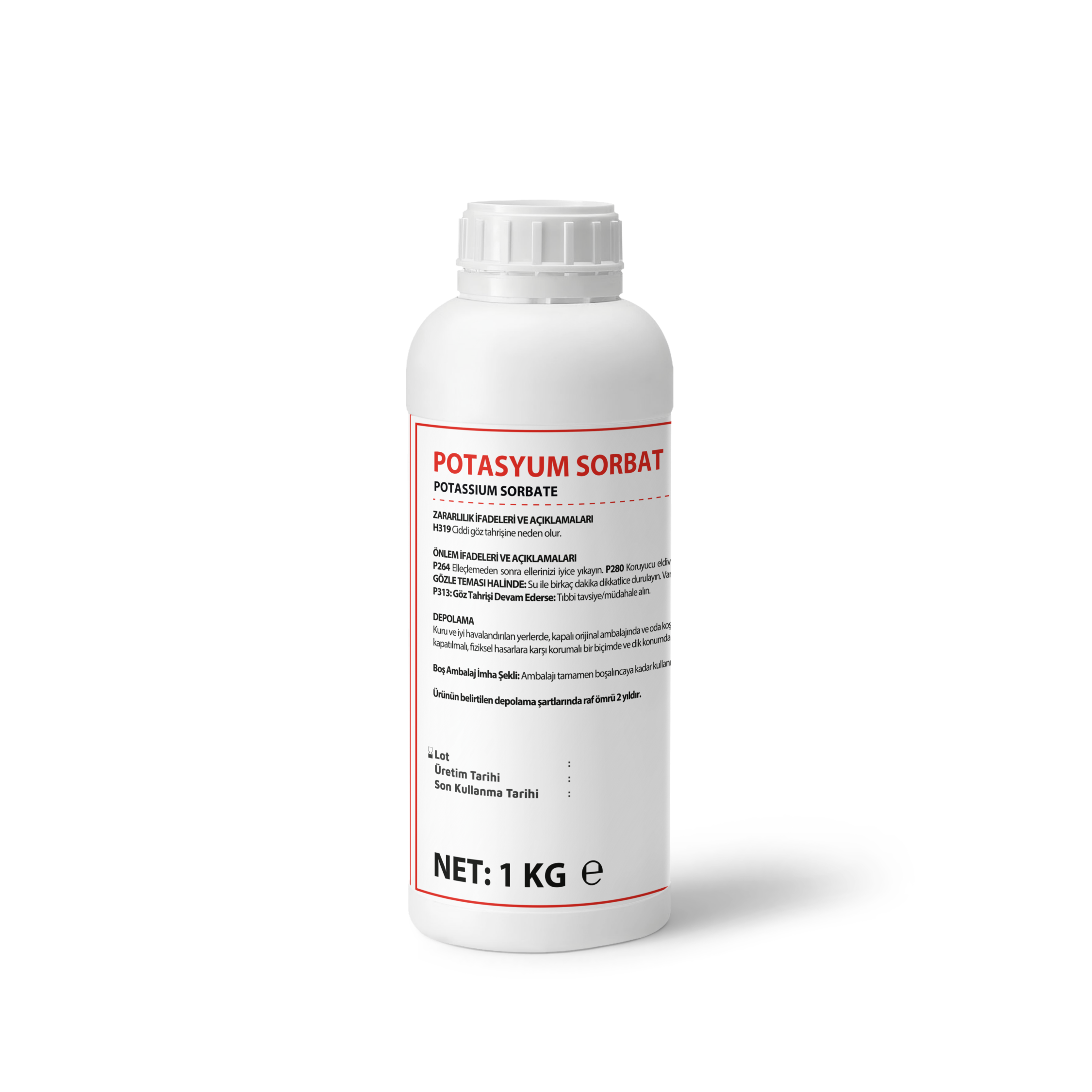 Potasyum Sorbat - 1 Kg