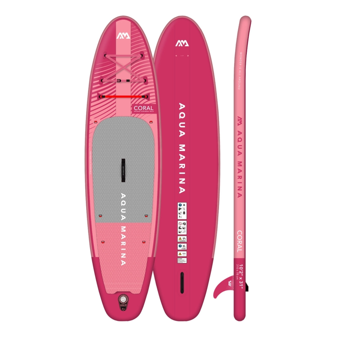 Aqua Marina Coral Raspberry Şişme ISup Stand-Up Paddle Board 310 cm