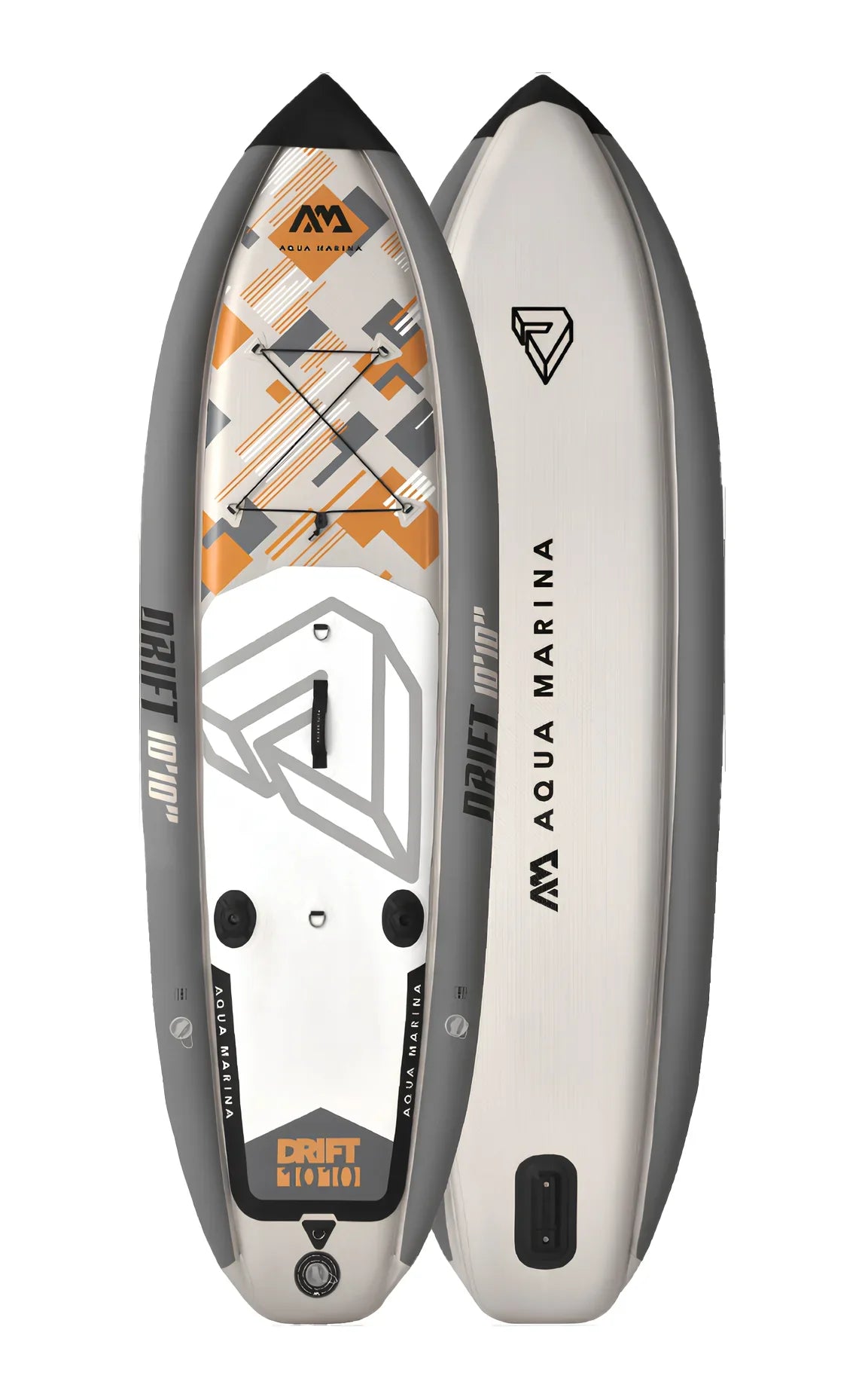 Aqua Marina Drift 10'10'' şişme stand up paddle board gri ve turuncu geometrik desenli