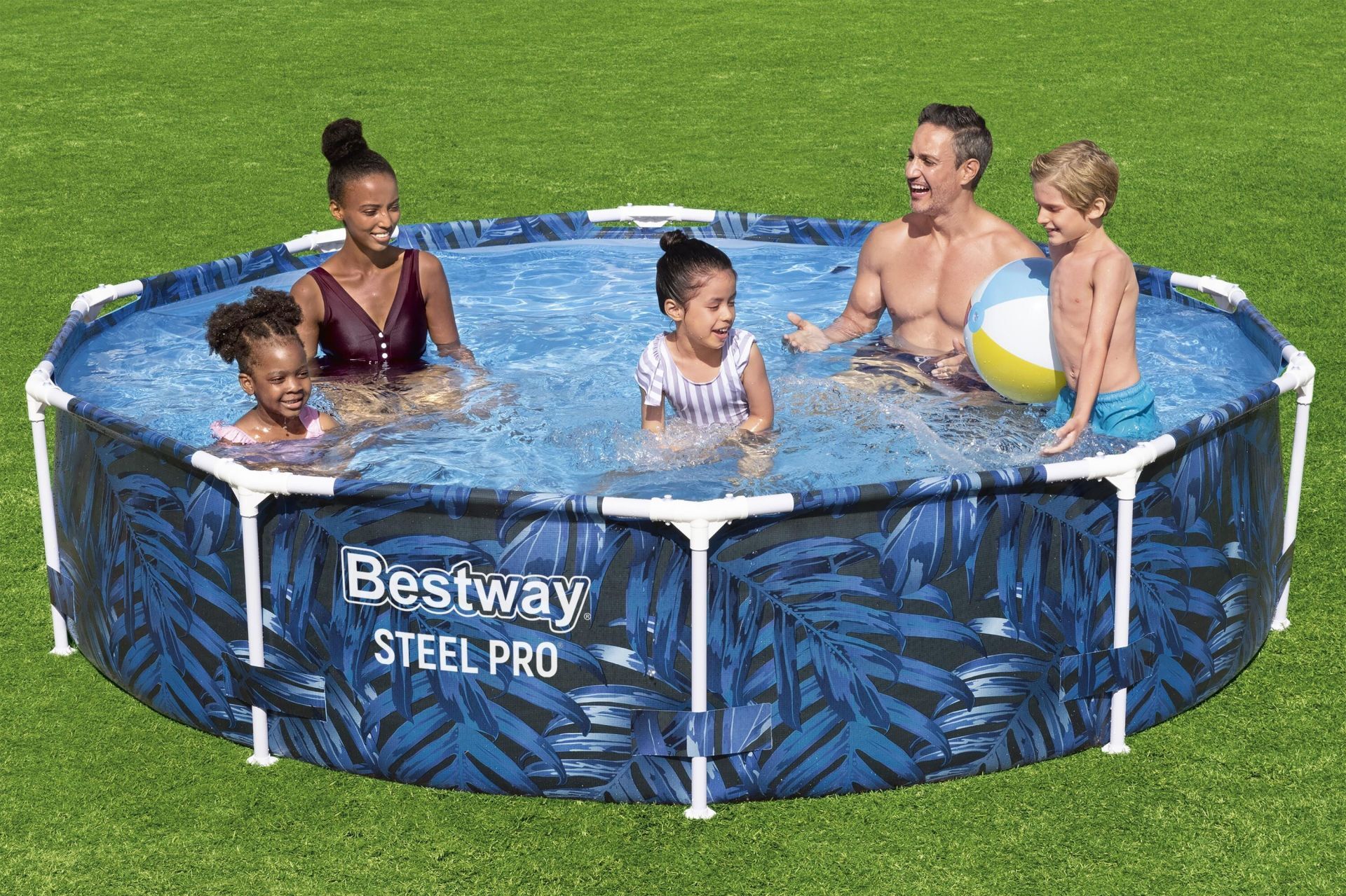 Bestway® 56985 Steel Pro® Çember Yer Üstü Havuz 3,05 m x 66 cm