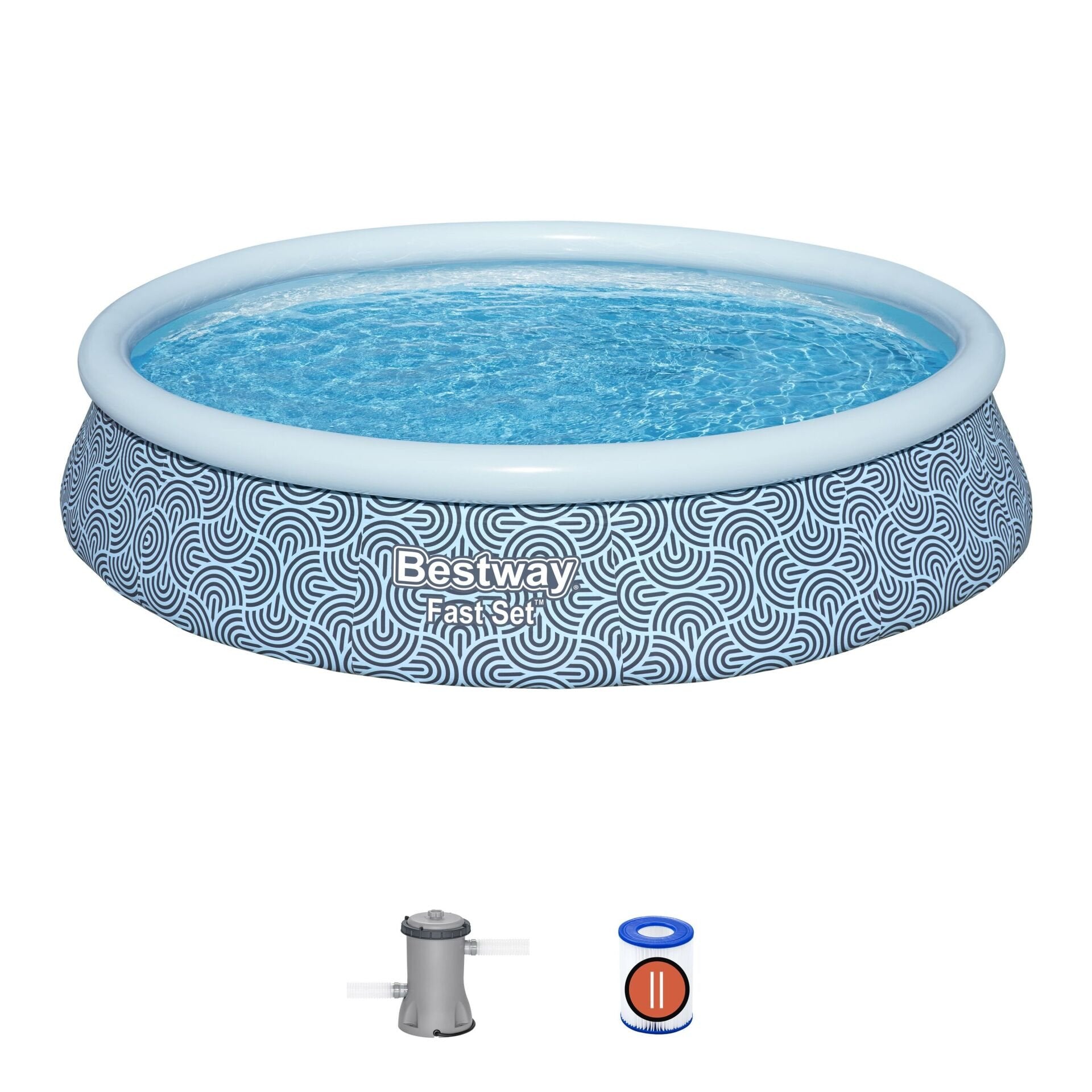 Bestway® 57376 Fast Set™ Çember Şişme Havuz Seti 3,96 m x 84 cm