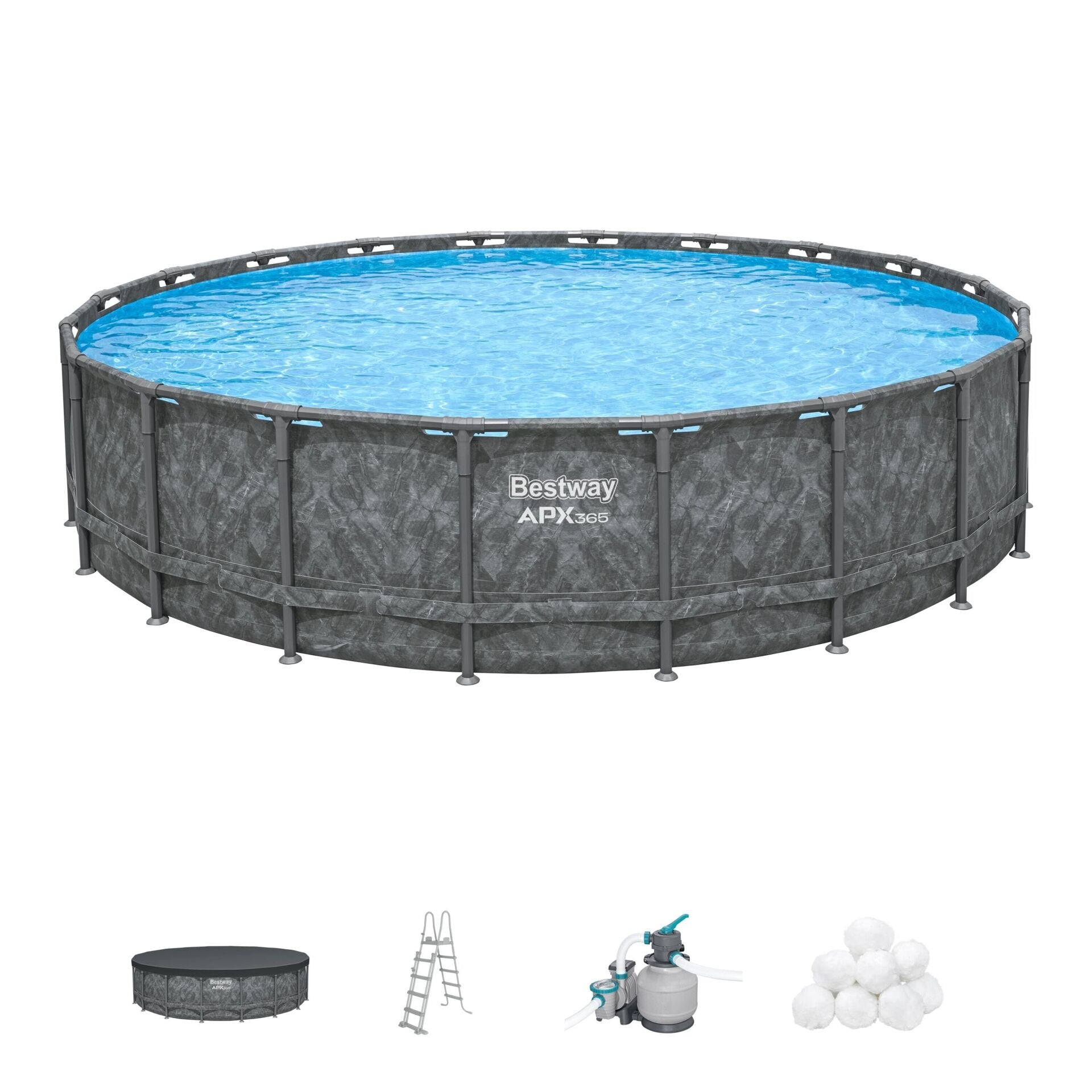 Bestway® APX 365™ 561KE Çember Prefabrik Havuz Seti 6,10 m x 1,32 m