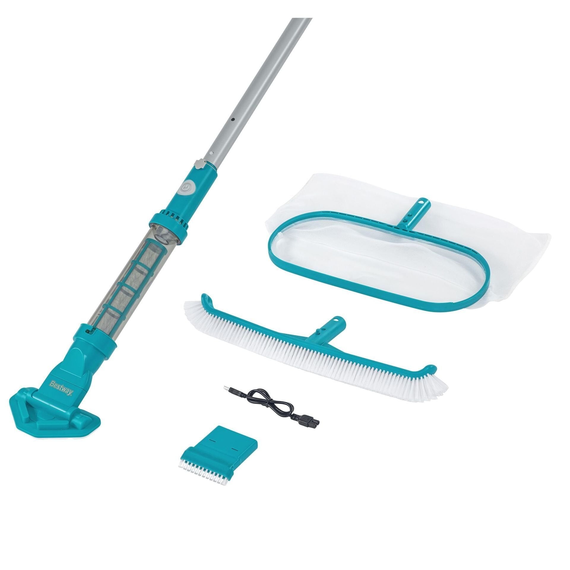 Bestway® 58831 AquaSurge™ 58831 Havuz Bakım Seti - Vakum Süpürge ve Süzgeç ile