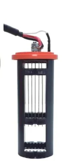 Kırmızı kapaklı siyah BS Pool EvoBasic tuz klor jeneratörü elektrot hücresi