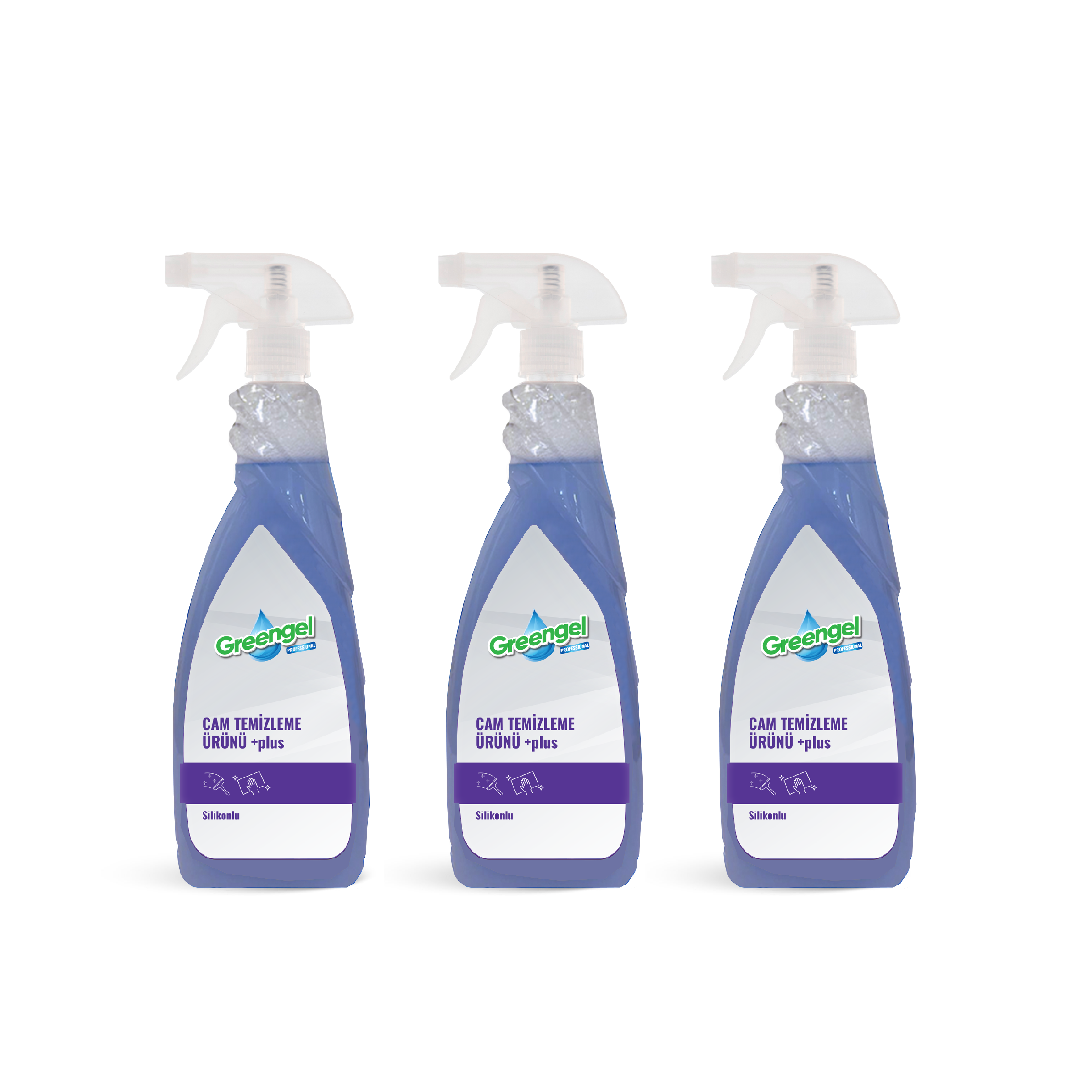 Greengel Glass Cleaner Plus-Cam Temizleme Ürünü 800 ml - Silikonlu