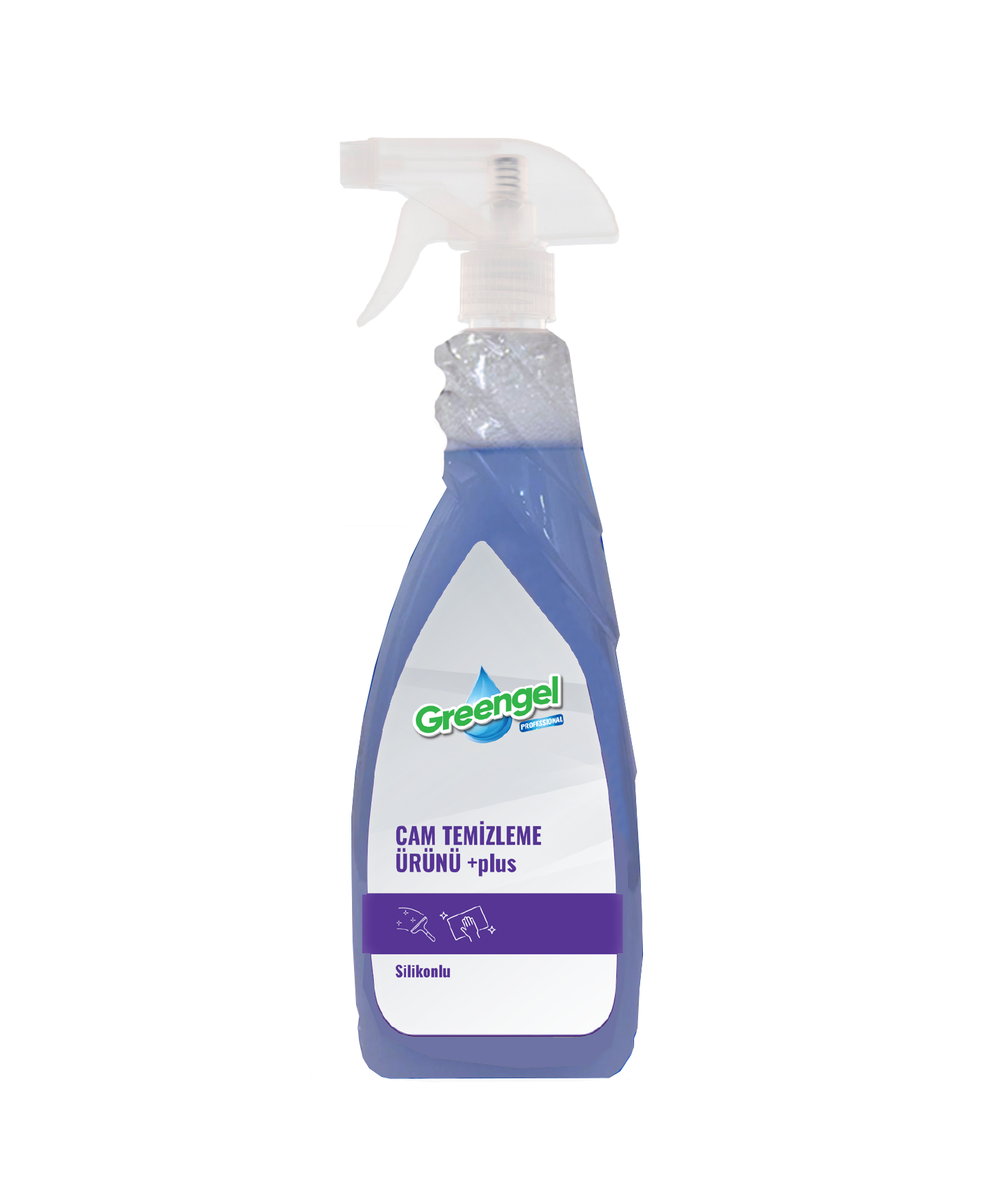 Greengel Glass Cleaner Plus-Cam Temizleme Ürünü 800 ml - Silikonlu