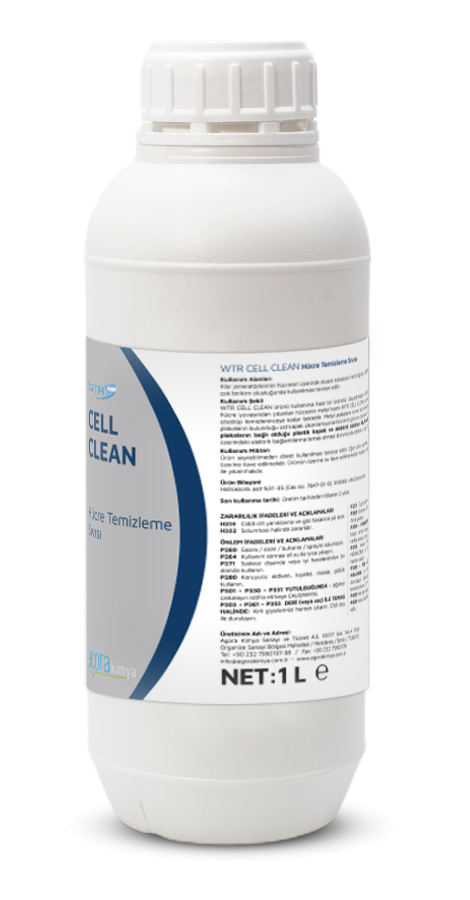 WTR CELL CLEAN - Klor Jeneratörü Hücre Temizleme Kimyasalı- 1 L