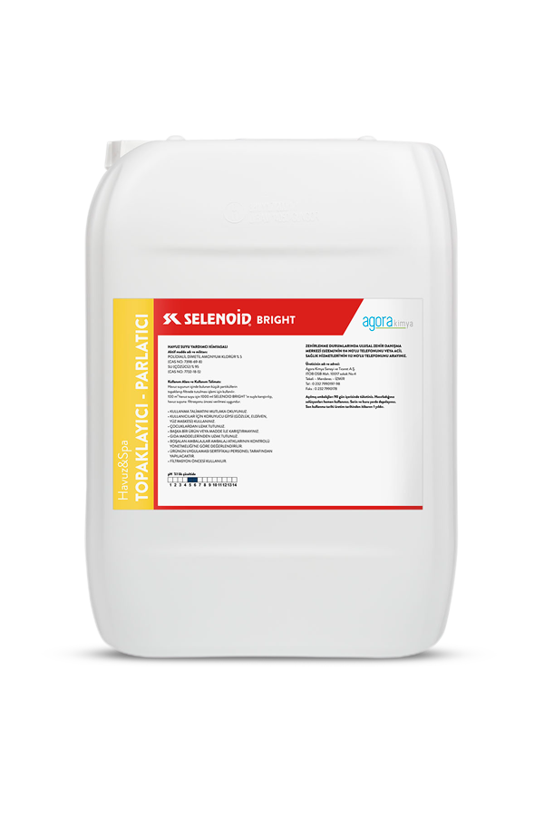 Selenoid Bright 10/20 L Havuz Suyu Parlatici- Topaklayici