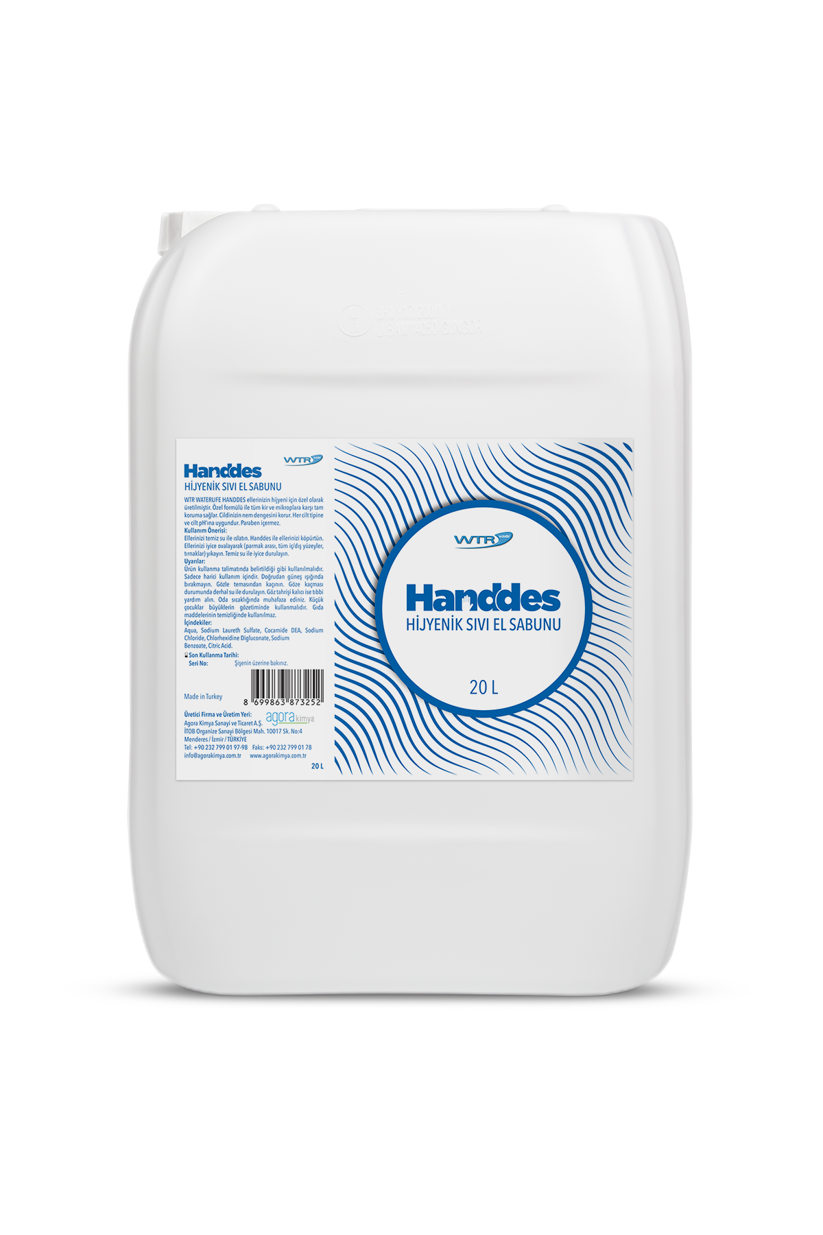 WTR Handdes Hijyenik Sıvı Sabun 20L