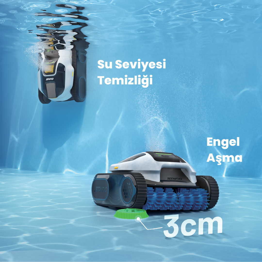 Spino E1 Kablosuz Robotik Havuz Temizleyici