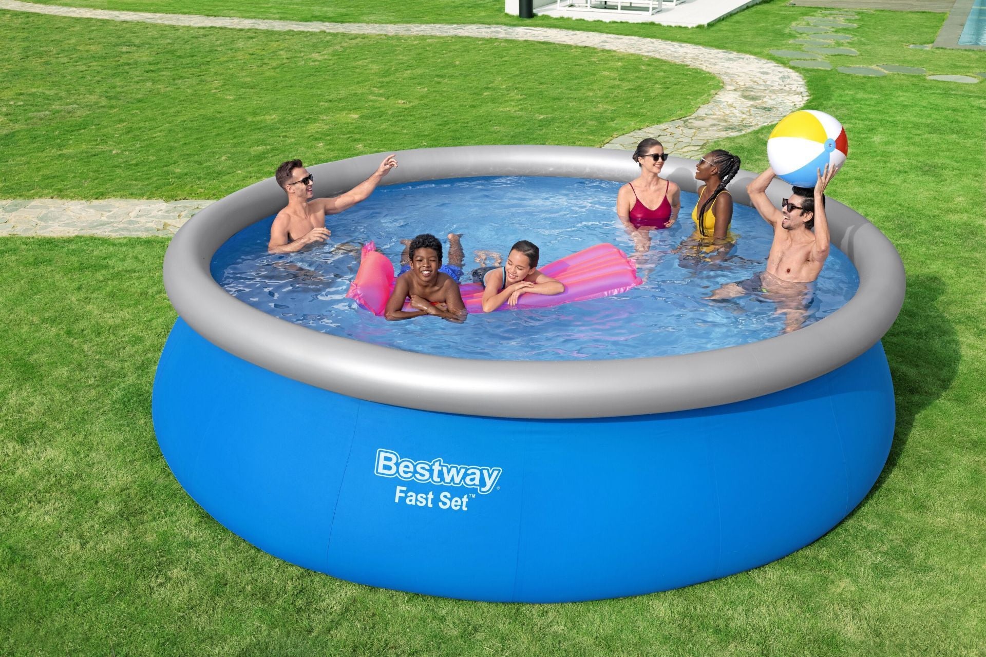 Bestway® 57289 Fast Set™ Çember Şişme Havuz Seti  4,57 m x 1,22 m
