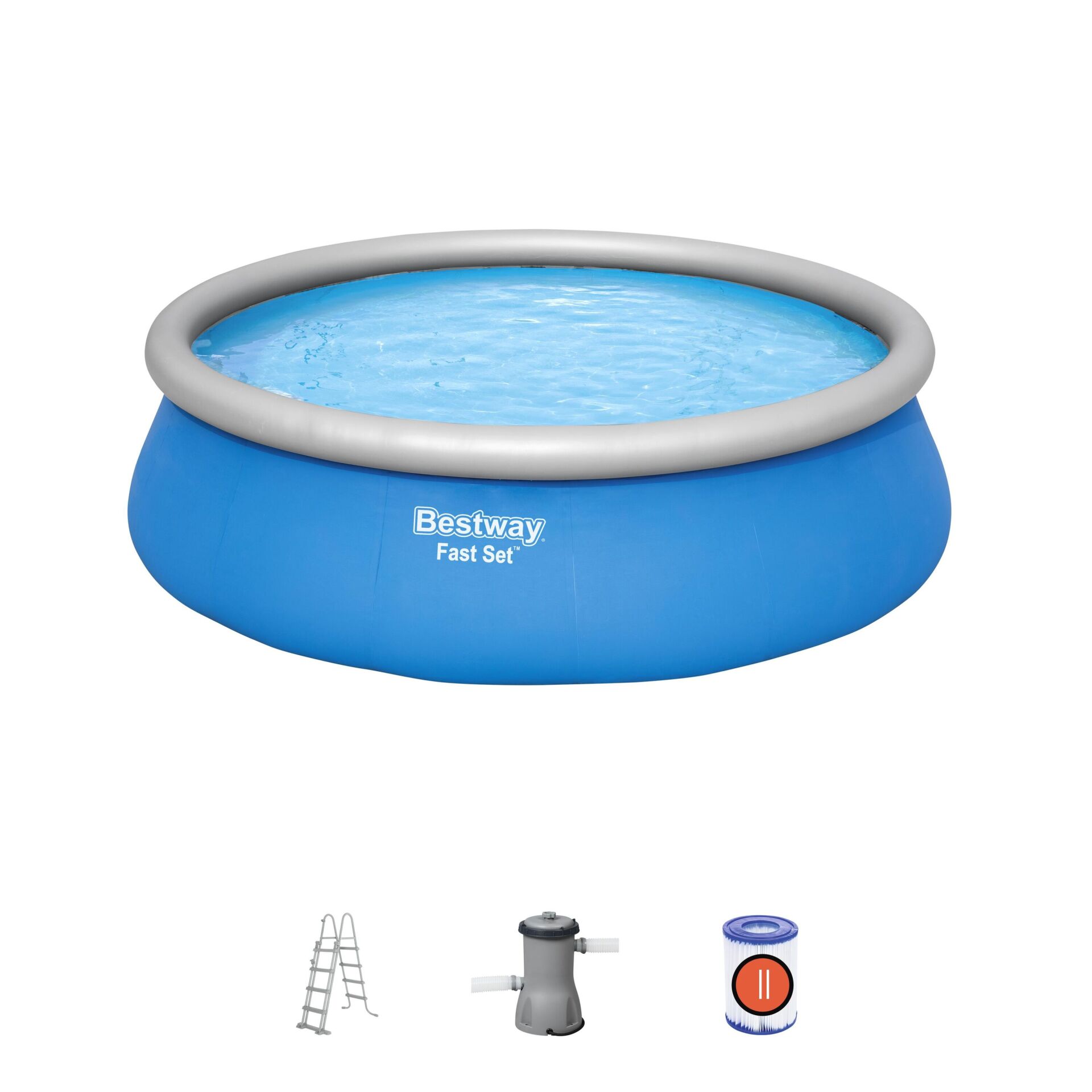 Bestway® 57289 Fast Set™ Çember Şişme Havuz Seti  4,57 m x 1,22 m