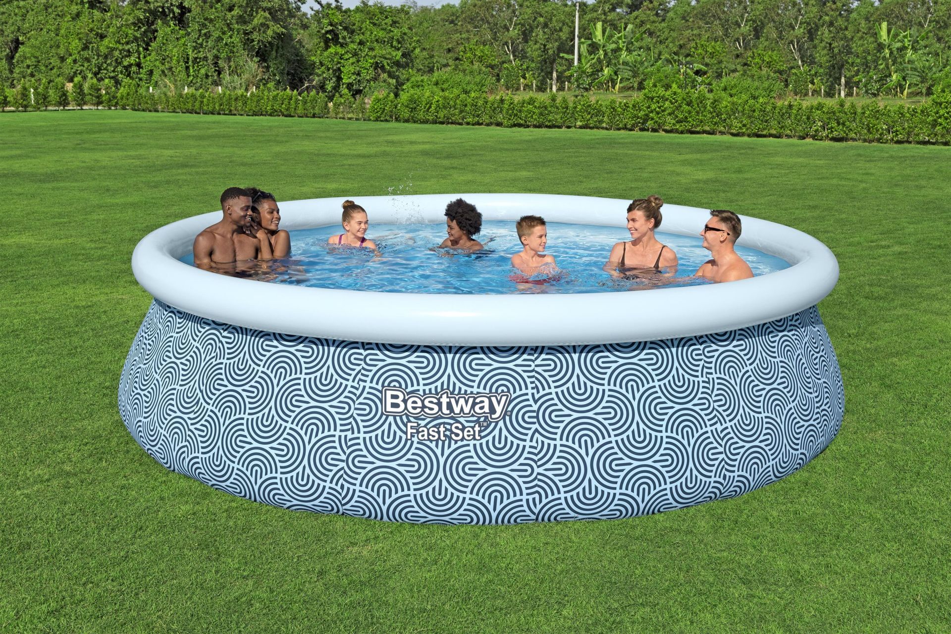 Bestway® 57372 Fast Set™ Çember Şişme Havuz Seti 4,57 m x 1,07 m