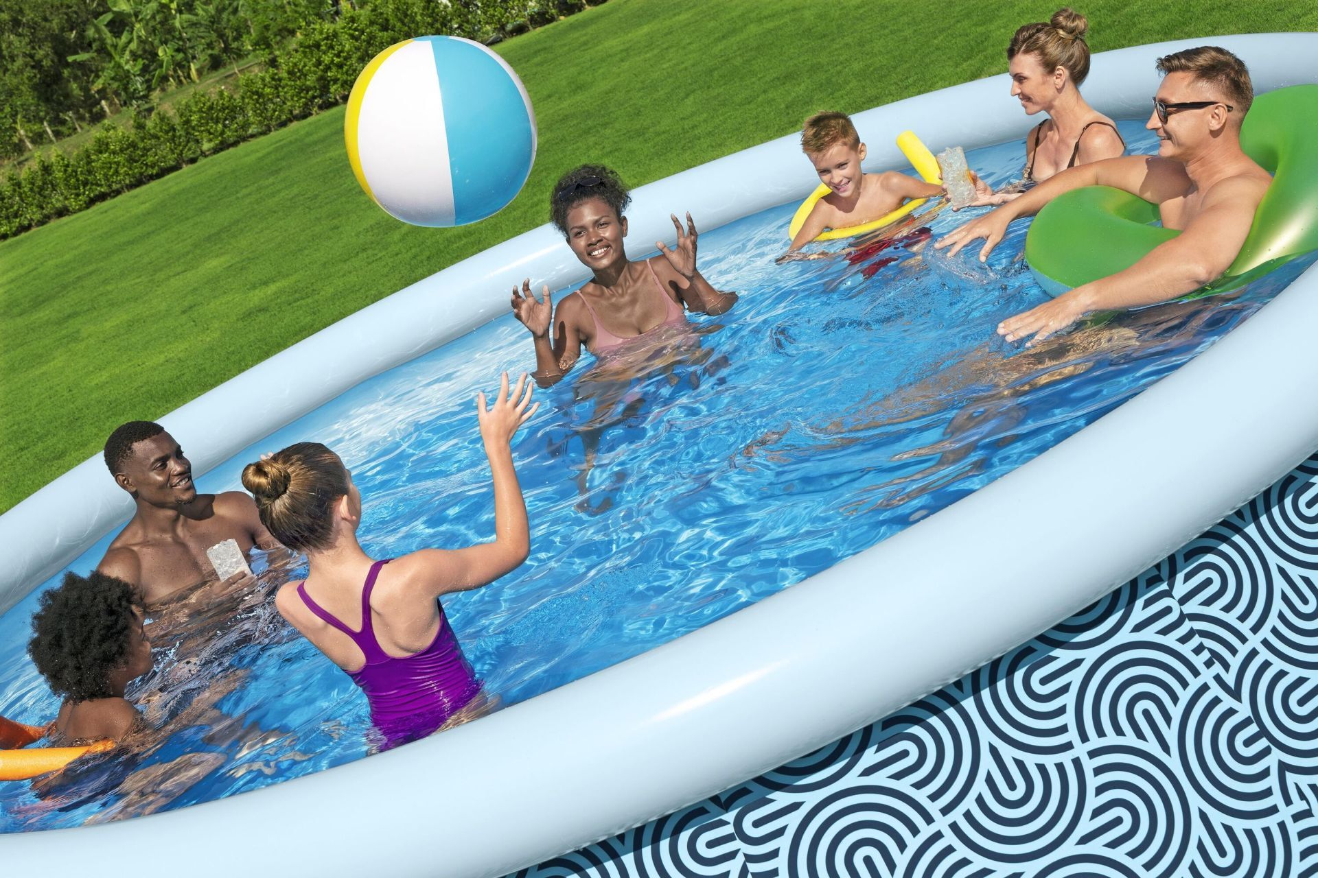 Bestway® 57372 Fast Set™ Çember Şişme Havuz Seti 4,57 m x 1,07 m