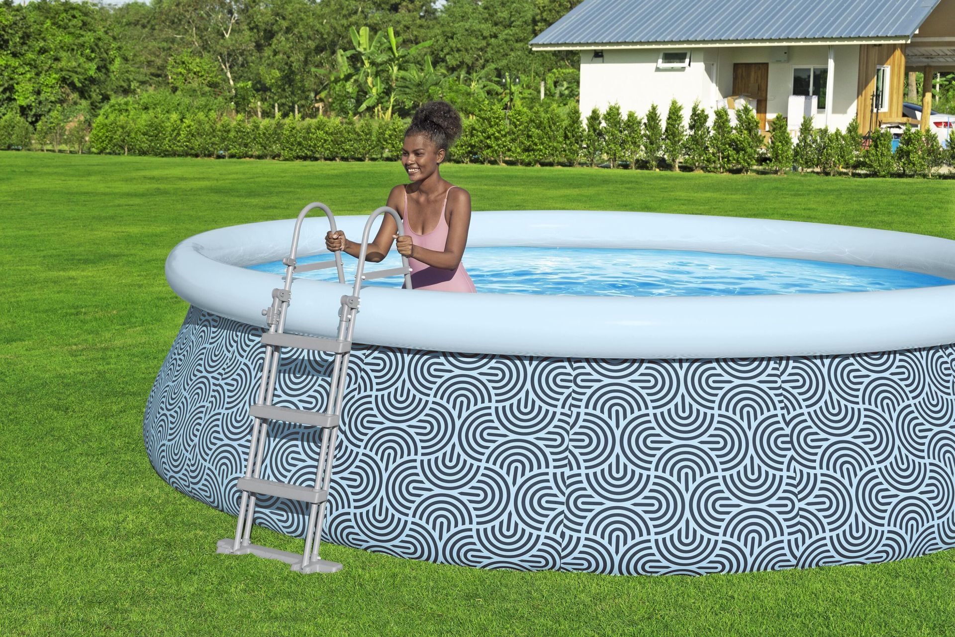 Bestway® 57372 Fast Set™ Çember Şişme Havuz Seti 4,57 m x 1,07 m