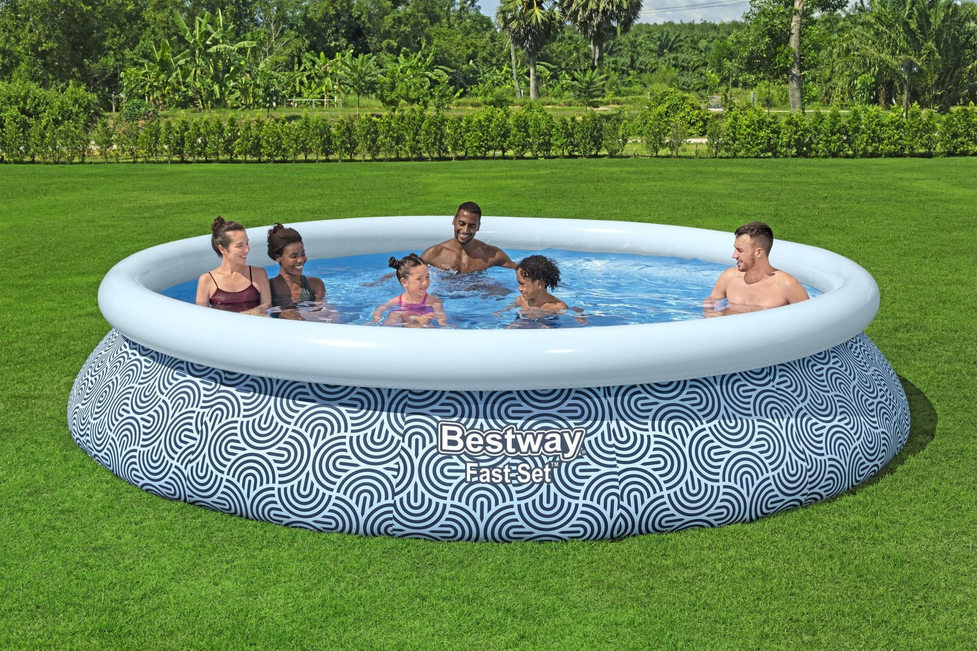Bestway® 57376 Fast Set™ Çember Şişme Havuz Seti 3,96 m x 84 cm