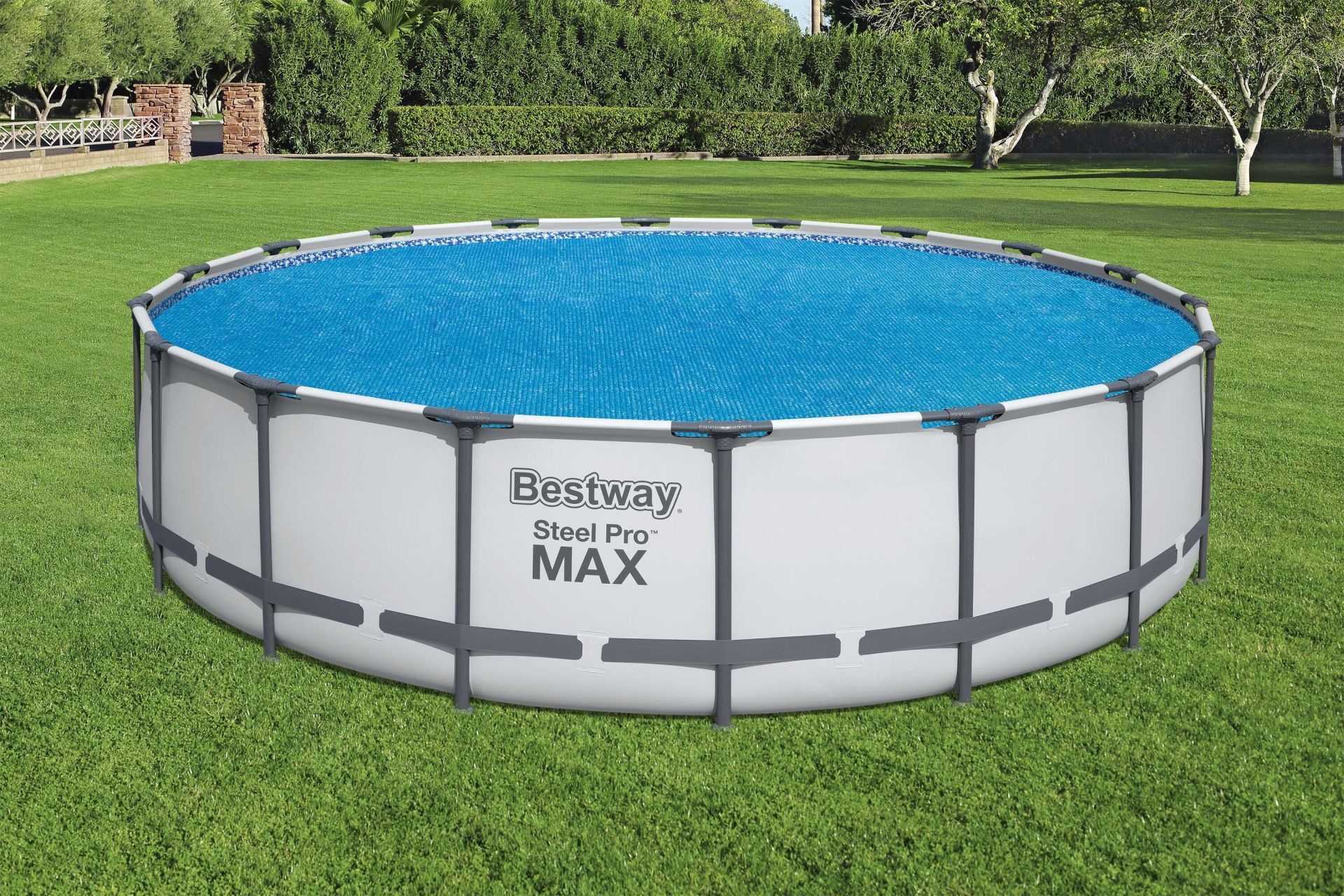 Bestway® 58173 Güneş Isıtmalı Havuz Örtüsü - 5,49 m çaplı yerüstü havuzlar için