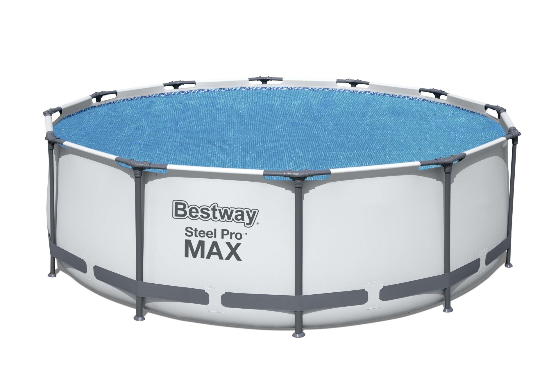 Bestway® 58242 Güneş Isıtmalı Havuz Örtüsü - 3,66m ve 3,96m çaplı yerüstü havuzlar için