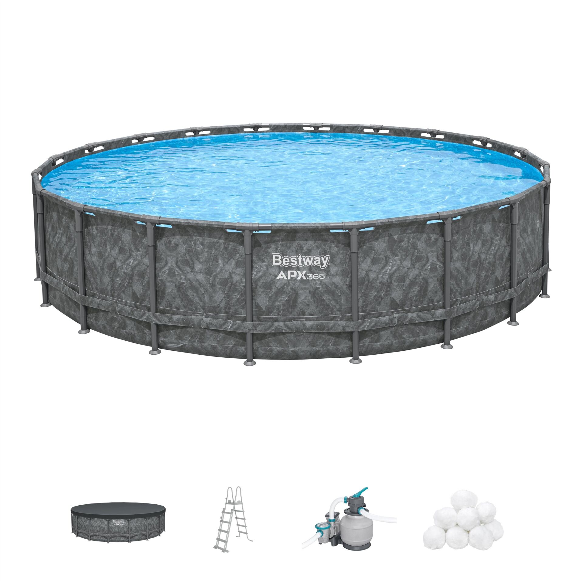 Bestway® APX 365™ 561JZ Çember Prefabrik Havuz Seti 6,71 m x 1,32 m