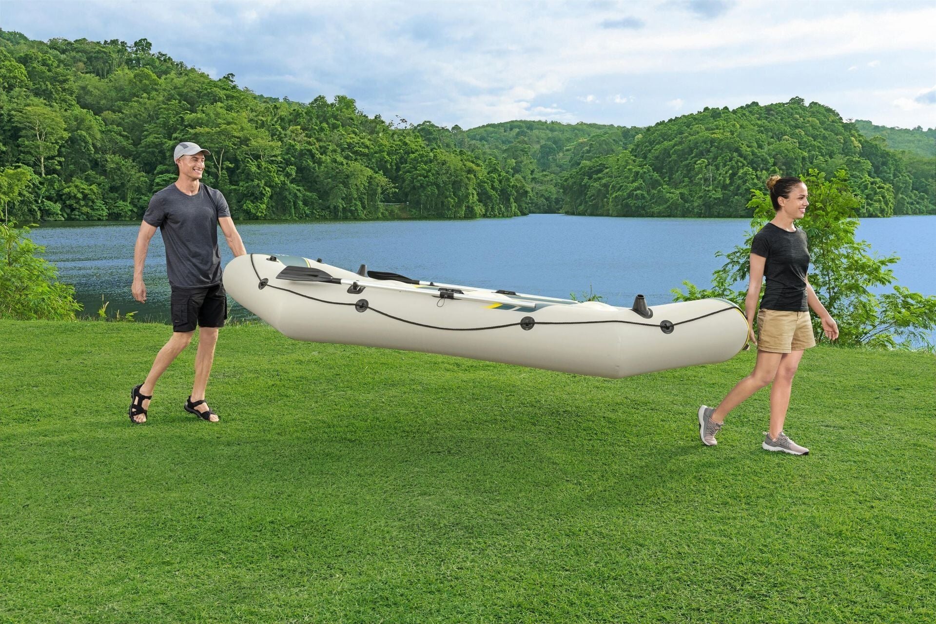 Hydro-Force™ 65157 Ranger Elite™ X4 Şişme Bot Seti 3,20 m